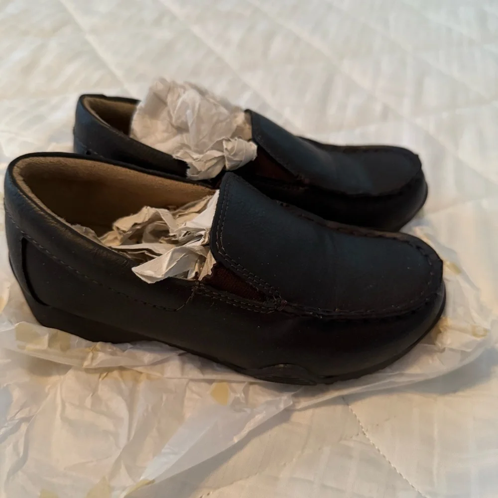 The Children's Place dark brown Kids Moccasins